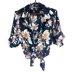 Vintage Floral Blouse